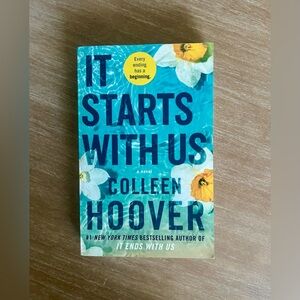 “It Starts With Us” Book - by Colleen Hoover (sequel to “It Ends With Us”)